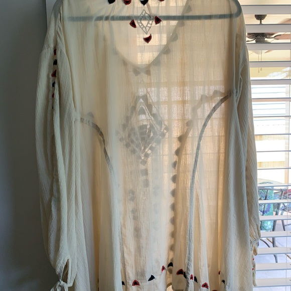 Free People Vintage Boho size Medium, Cream/Tan - Picture 9 of 15